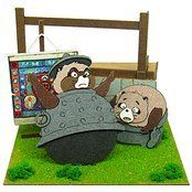 Sankei MP07-27 Studio Ghibli Mini Heisei Raccoon Raccoon Government Special Training Non-Scale Paper Craft