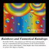 Rainbows and Fantastical Raindrops, Fractal Counted Cross Stitch Pattern (Pattern Only, You Provide the Floss and Fabric) view 1