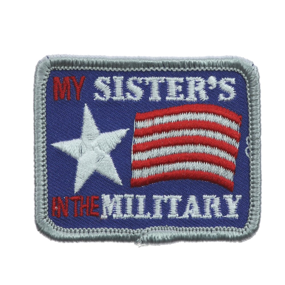 My Sister in The Military Small Iron on Patch Ava2916 F6D20Z