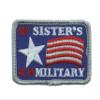 My Sister in The Military Small Iron on Patch Ava2916 F6D20Z view 1