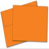 Blank Color Note Cards Uncoated, 5 x 7 Inches Cards - 40 Cards and Envelopes - (These are NOT Fold Over Cards) (Orange) view 1