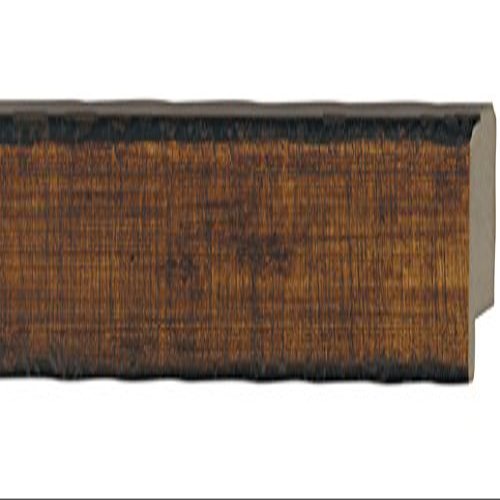 Picture Frame Moulding (Wood) 18ft Bundle - Traditional Antique Gold Finish - 1.25" Width - 5/8" Rabbet Depth
