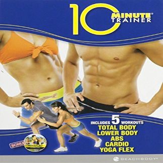 10 Minute Trainer 5 Workouts (Total Body, Lower Body, Abs, Cardio and Yoga Flex) by Tony Horton