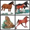 Custom and Unique Spirit of Stallions [Clydesdale Horse ] [Custom and Unique] Embroidered Iron on/Sew Patch [7.8" *8"] [Made in USA] view 2