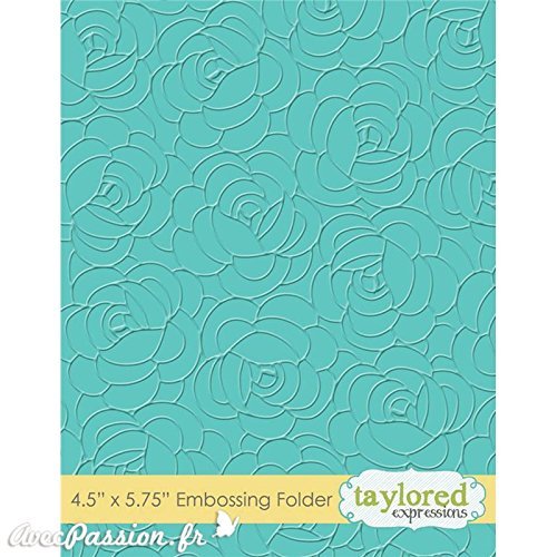 Taylored Expressions Embossing Folder ~ Rosey Posey