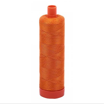 Aurifil A1050-1133 Solid 50wt 1422yds Bright Orange Mako Cotton Thread