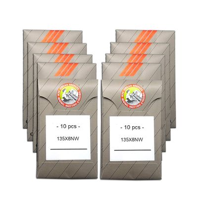 100 Organ Titanium 134DIA 135X8 DPX8 Leather Point Sewing Machine Needles (Size 22 (metric 140))