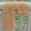 Fiber Trends Streaming Leaves Lace Scarf Knitting Pattern AC80 view 1