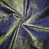 Silk Brocade Vestment Fabric Navy Blue & Green 44" - Vestment,Religious,Church,Sewing view 1