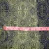 Silk Brocade Vestment Fabric Navy Blue & Green 44" - Vestment,Religious,Church,Sewing view 3