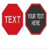 Custom Embroidered 14" Top Rocker Motorcycle Biker Name Tag Sew on Patch (A) view 1