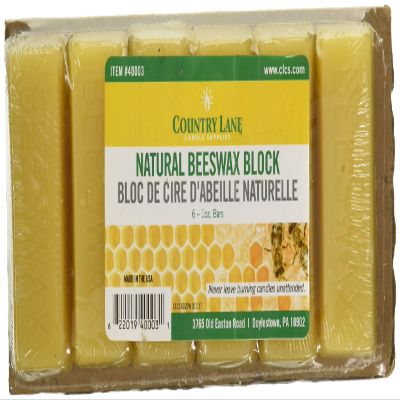 Country Lane Beeswax Bars 6-1oz Nat