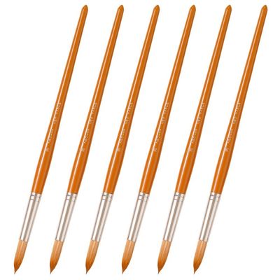 Van Gogh Neo Sebron Round Watercolor Brushes, No. 18, GNEO-WR #18 (6), 6 Pieces