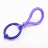 yueton 10pcs Color Coated Metal Split Ring with Bulb Shape Plastic Lobster Clasps Claw Hook Key Ring Chain Keyring Connector view 4