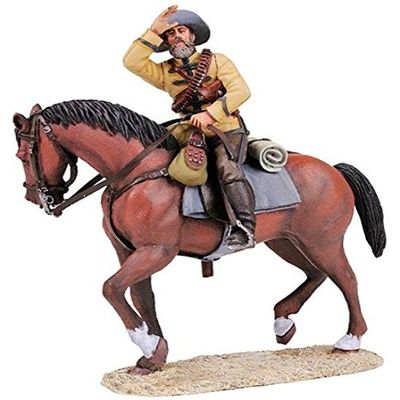 W. Britain's Toy Soldiers Anglo Zulu War Mounted Frontier Light Horseman 1:30 Scale Metal