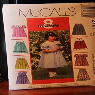 McCall's Pattern 3101 Size CB (1-2-3) / Toddlers' Dress