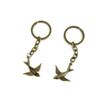4044 Charms 70 Pieces Fashion Jewelry Keyring Keychain Door Car Key Tag Ring Chain Supplier Supply Wholesale Bulk Lots C6XW9 Swallow view 1