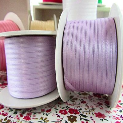 100 yards Solid Satin Ribbon 1/8" (SR18-Lavender Purple) US Seller Ship Fast