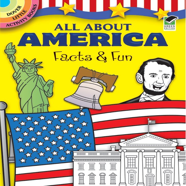 Dover Books DOV-46573-X All About America Activity Book