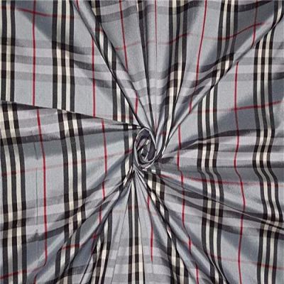 Blue,Black,Ivory,Maroon Colour Plaids~Silk Dupioni Fabric~Width 54 - Hobbies,Home Decor,Sewing,Fashion,Doll Dress,Furnishing,Interior.