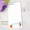 Personalized Gym Teacher Notepad, Sports Notepad Coach Gift view 2