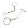 10 PCS Arts Crafts Fashion Jewelry Making Findings Key Ring Chains Tags Clasps Keyring Keychain P6KI7M Claw Hammer view 1