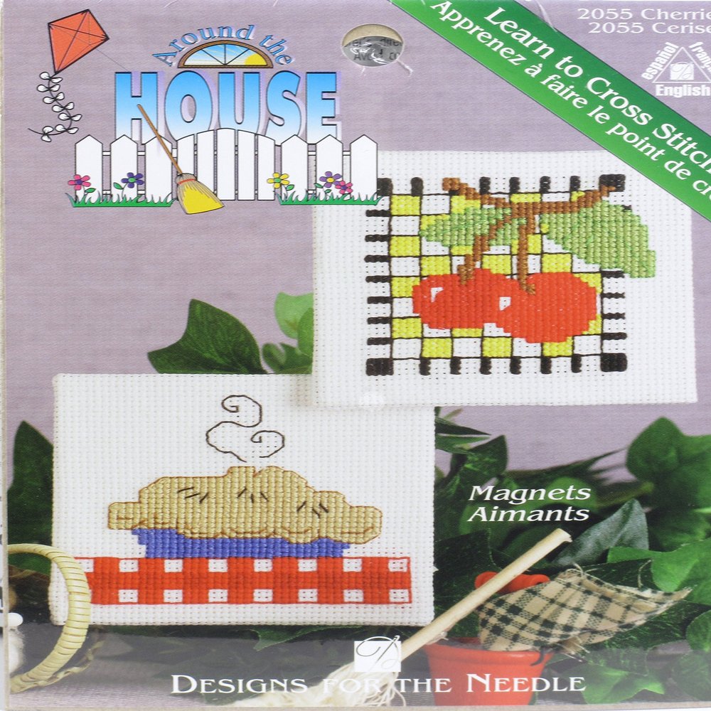 2055 Cherries Magnetic Cross Stitch Kit
