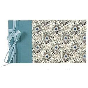 Lineco Peacock Feathers Ribbon-Bound BRAGBOOK (r) - 4x6