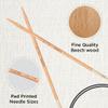 KnitPro Basix Beech Fixed Circular Needles 32" (80cm) | US Size 2.5 (3mm) view 2