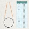 KnitPro Basix Beech Fixed Circular Needles 32" (80cm) | US Size 2.5 (3mm) view 4