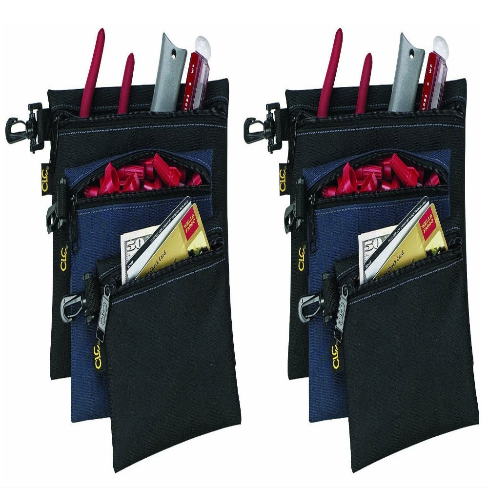 Custom Leathercraft Multipurpose Zippered Storage Bags