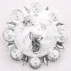 Berry Concho Silver Screw Back 1-1/2" 7860-02 view 1
