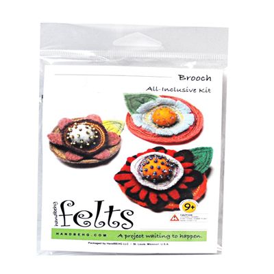 Handbeng Felts Brooch All-Inclusice Kit