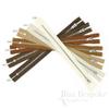 Set of 12 Pants Zippers, 11", Silver Metal Teeth and Redwood Brown Tape, Bias Bespoke Brand view 3