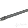 Set of 12 Pants Zippers, 11", Silver Metal Teeth and Smokestack Gray Tape, Bias Bespoke Brand view 2