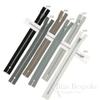 Set of 12 Pants Zippers, 11", Silver Metal Teeth and Smokestack Gray Tape, Bias Bespoke Brand view 3
