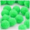 The Crafts Outlet 25-Piece Multi Purpose Pom Poms, Acrylic, 25mm/About 1.0-inch, Round, Light Yellow view 2