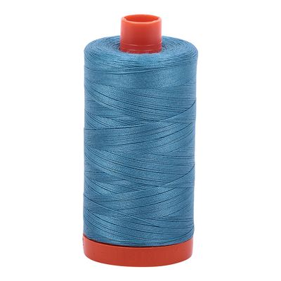 Aurifil A1050-2815 Solid 50wt 1422yds Teal Mako Cotton Thread