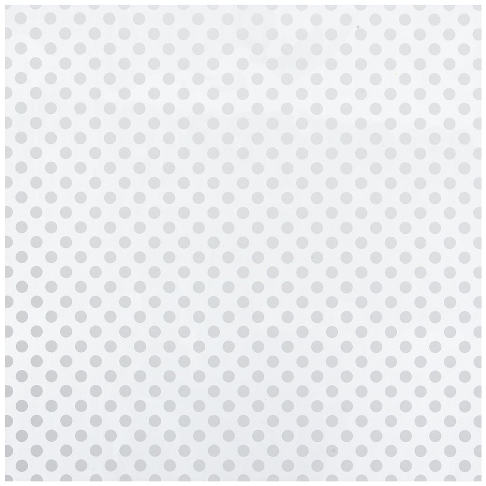 American Crafts 300529 Bazzill Basics Paper 12 X 12 Acetate Sheet Dots White