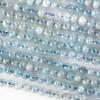 Cherry Blossom Beads Aquamarine 4mm Round Gemstone Beads - 16 Inch Strand view 1