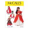 McCall's M7454 Girl's Fantasy Dress Costume Sewing Pattern, Sizes 3-8 view 1