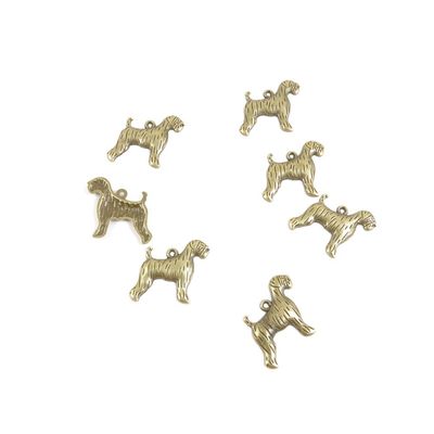 90 PCS Jewelry Making Charms Findings Supply Supplies Crafting Lots Bulk Wholesale Antique Bronze Tone Plated Z6SQ1 Hound Dog