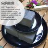 15" LOMEY Designer Dish, Black, 6 case view 4