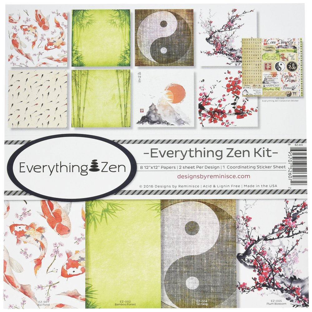 Reminisce EZ-200 Everything Zen Collection Kit 12x12 inches