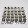L SIZE STEEL SEWING MACHINE BOBBINS 30PK - BERNINA BROTHER CONSEW JUKI #55623S view 1