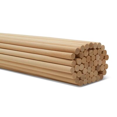 Dowel Rods Wood Sticks Wooden Dowel Rods - 1/2 x 12 Inch Unfinished Hardwood Sticks - for Crafts and DIYers - 500 Pieces by Woodpeckers