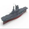 MENG PS-002 USS Lexington Cv-2 Aircraft Carrier Model Set, 1:700 Scale view 2
