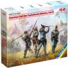 ICM 35024 1/35 US Confederate Infantry Set 2, 4 Soldiers, Plastic Model view 1