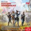 ICM 35024 1/35 US Confederate Infantry Set 2, 4 Soldiers, Plastic Model view 2