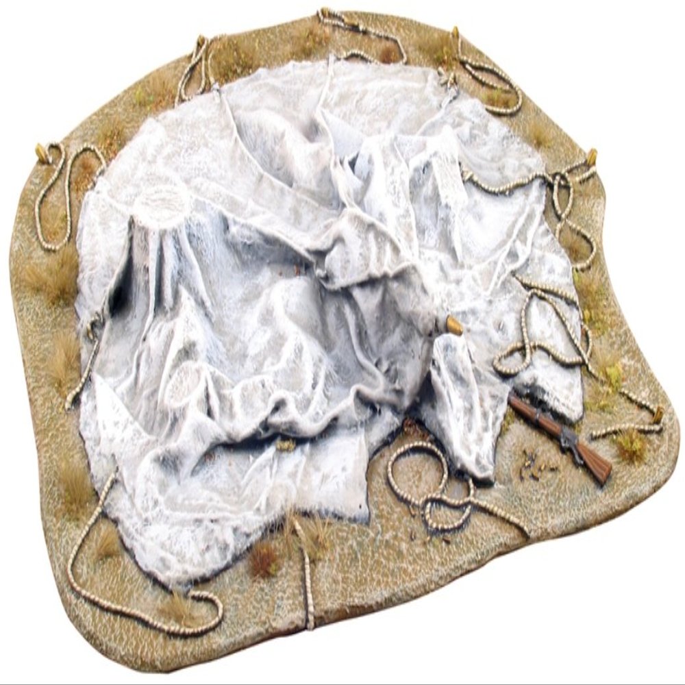 W. Britain Anglo Zulu War 20077 British Collapsed Bell Tent 1:30 Scale Polystone Diorama
